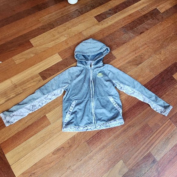 Abercrombie Kids Gray Zip-Up Hoodie Size 11/12 - Picture 2 of 14